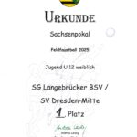 Urkunde Sachsenpokal 2025 w